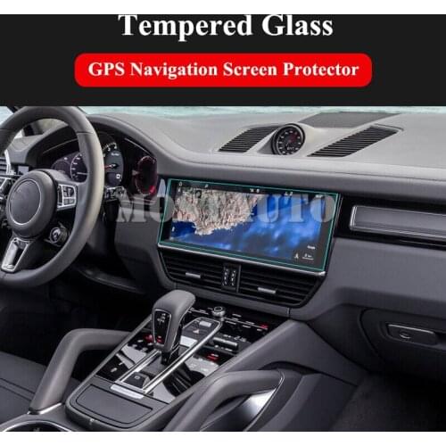 For Porsche Cayenne Tempered Glass GPS Navigation Screen Protector 2018 1pcs Car Accessories Interior Car Decor Car Trim