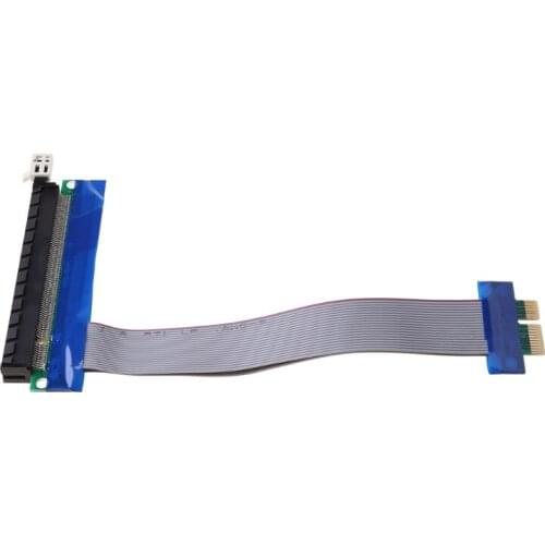Flexible Flat Cable PCIe PCI Express 1x To 16x Extender Riser FFC PCI-E 1x-16x 32CA