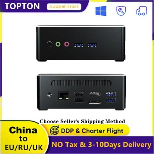 2020 TOP New AMD Mini PC Ryzen 7 2700U Quad Core Vega 8 Graphic 2*DDR4 M.2 NVME Gaming Computer Windows 10 4K HDMI2.0 DP AC WiFi