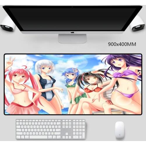XGZ Animation Mouse Pad Group of Sexy Girls Gaming Mouse Pad High Quality Rubber Non-slip Computer Notebook Home Desk Mat