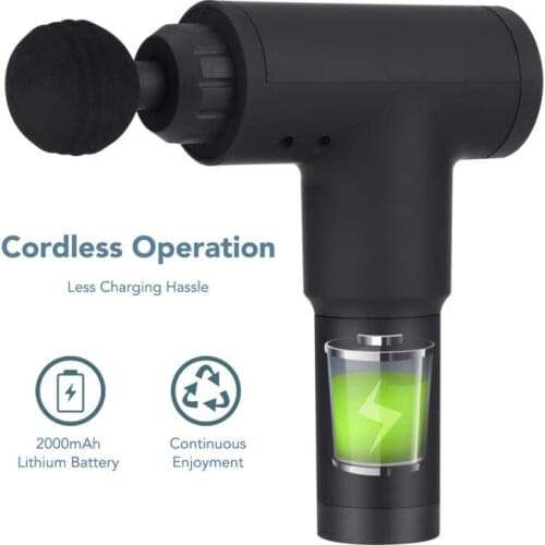 Health Care Fascia Gun ≤65dB Low Noise 6-speed Shifting Massage Gun Fitness Muscle Relaxation Pain Relief Body Shaping Massage