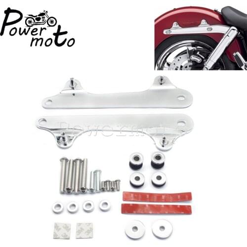 Motorcycle Detachable Passenger Steel Sissy Bar Backrest Docking Hardware Kits for Harley Dyna Switchback FLD 2012-up 52300065