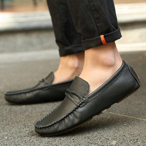 Mens shoes 2021 spring new Korean leather Joker casual shoes British business fashion leather shoes