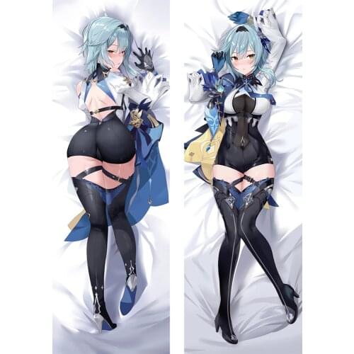 Genshin Impact Dakimakura Character Pillowcase 59" Hugging Body Pillow Eula Lawrence Anime Game Pillows Otaku Pilow Cover