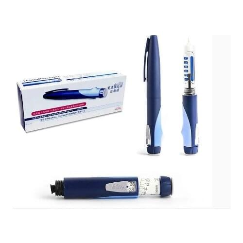 II pen type Insulin syringe with 7 pcs 6mm syringe needle Easy painless injection healthly care