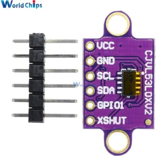 VL53L0X Time-of-Flight (ToF) Laser Ranging Sensor Breakout 940nm GY-VL53L0XV2 Laser Distance Module I2C IIC