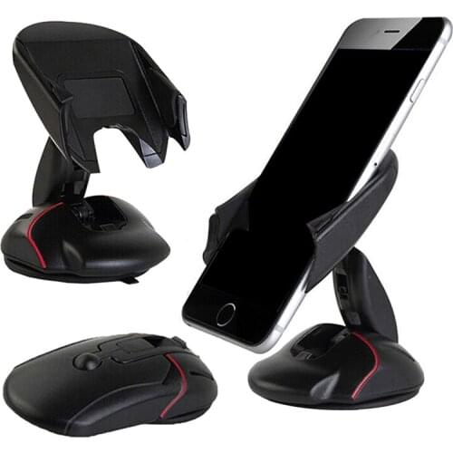 Degree Rotating Creative Mouse Design Car Mount Bracket Holder Stand Cradle For Cell Phone GPS MP4 360