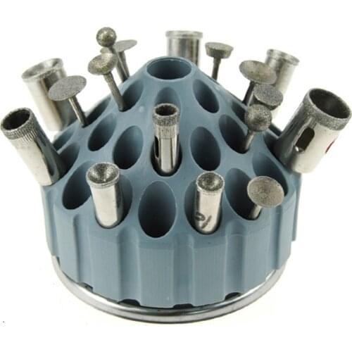 Tool box,Rotating honeycomb,Grinding tips storage rack, display rack ,With drain holes