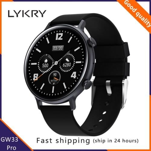 LYKRY GW33PRO Women Fashion Smart Watch 1.3inch Round Screen BT Call 4DWatch Face Watches ECG Heart Rate Monitor Fitness Tracker
