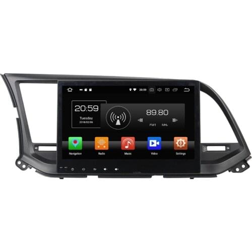 2 din 10.1" Android 8.0 Car Stereo DVD Radio GPS for Hyundai Elantra 2016 2017 4GB RAM Bluetooth WIFI USB Mirror-link 32GB ROM