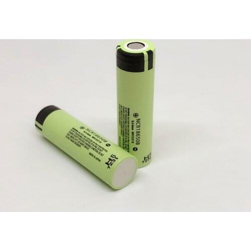 2PCS/LOT New Original Panasonic 18650 NCR18650B 3.7V 3400mAh Rechargeable Battery Lithium Batteries Cell For Laptop
