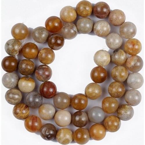 4/6/8/10/12mm Natural Coral Jade Stone Beads Round Smooth Loose Beads for Jewelry Making DIY Bracelet Neckalce Accessories