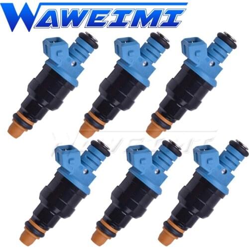 WAWEIMI 6 Pieces 0280150842 0280150563 1600cc High impedance Fuel Injector fits for Au-di Chevy Fo-rd