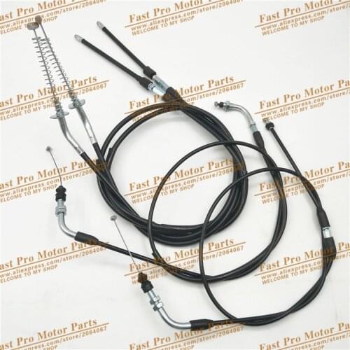 Black Choke Cable Throttle line Motorcycle ATV Quad- Drum Brake Version / line / wire For GY6 125 150 200 250cc