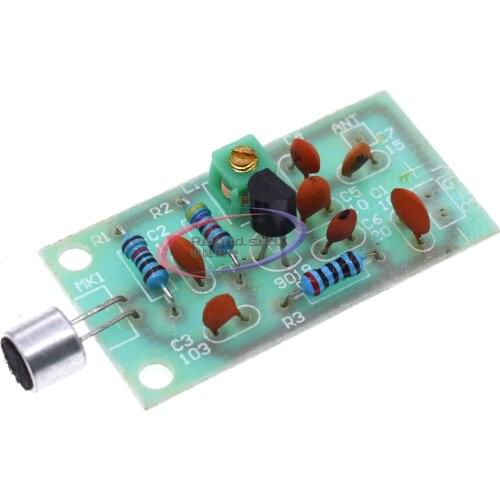 FM Transmitter Module Mini Wireless Microphone Ham Radio Frequency PCB Board 91-103MHz 3V-5V DC for DIY