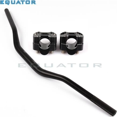 Motorcycle Motocross 1 1/8" 28mm Handlebars F at Bar Handle Tubes with Clamps For KTM CRF YZF WRF RM KXF Pit Dirt Bike Off-road