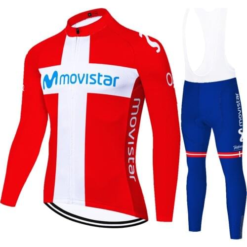Movistar Summer Spring Ropa Para Hombre 자전거 Macaquinho Feminino Manga Longa Equipo Ciclismo Cycling Jersey Cycling Equipment