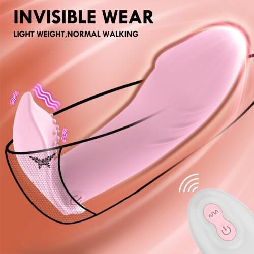 Invisible Wearable Vibrator Dildo Vibrator for Women G Spot Clitoris Stimulator Wireless Remote Control Vibrator Panties SexToys