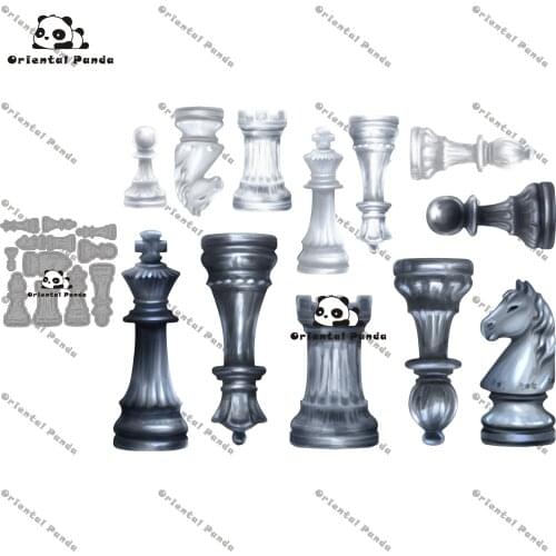 New Dies 2020 Camper Van Metal Chess and card games Dies diy Dies photo album cutting dies Scrapbooking Stencil Die
