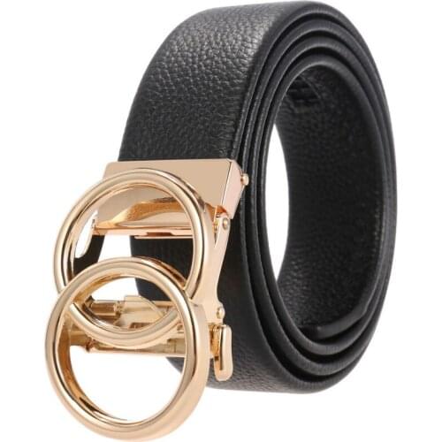 New Male Automatic Buckle Belts for Men Belt Authentic Girdle Trend Mens Belts Ceinture Fashion Designer Jean BeltLY136-23509-5