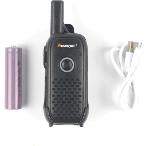 Portable Mini Walkie Talkies Rechargeable 16 Channels Long Range 400-470Mhz UHF Two Way Radios