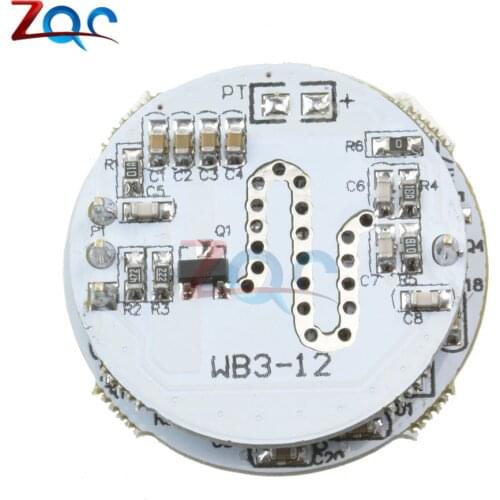 LED Microwave Radar Sensor Module 3-12W Microwave Radar Sensoring Switch Module Special for Spherical Lamp
