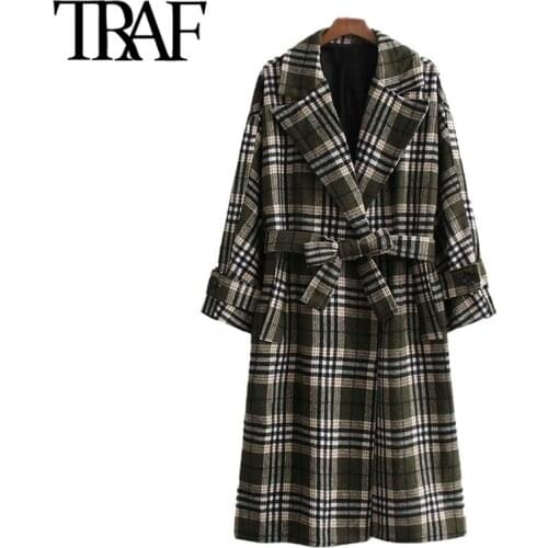 Женские пальто с воротником TRAF China At AliExpress