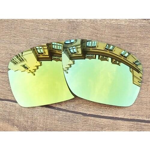 Vonxyz 24K Mirror Polarized Replacement Lenses for-Oakley Dispatch 1 Frame