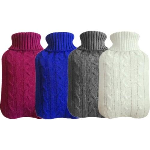 1 PC 2000ml Cold-proof Hot Water Bag Cover Hot Water Bottle Warm Supplies Washable Removable Water Bag Cover