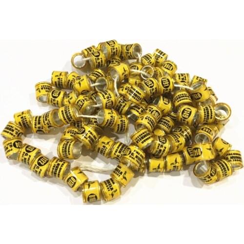 Many colors 50pcs high quality customed customized birds pigeon leg foot rings ring for pigeon bands free shipping