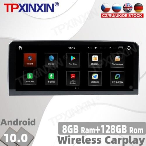 8+128GB Android 10 For BMW 5 E60 2004 2005 - 2010 Car Radio Multimedia Video Player Navigation GPS Accessories Auto 2din No DVD