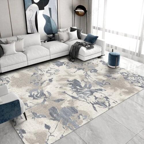 Nordic Abstract Area Rug for Living Room Soft Plush Carpets Bedroom Modern Bedside Home Entrance Non-Slip Floor Mat Abstract Rug