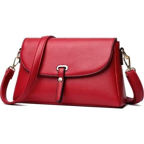 Brand Crossbody Bags for Women Leather Messenger Bags Sac A Main Female Leather Shoulder Bag Square Flap Bag Luxury Designer Bag