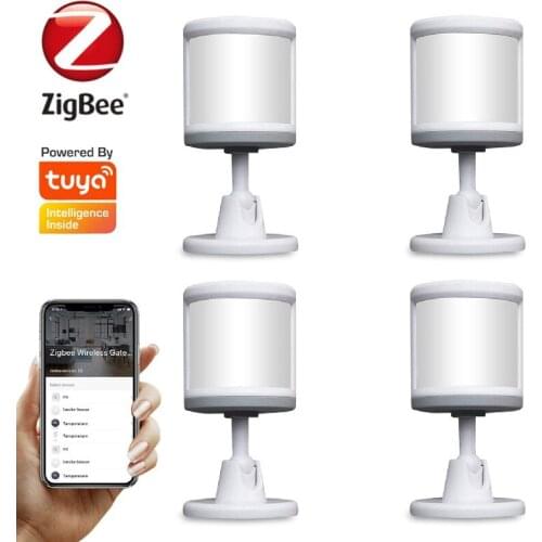 Tuya ZigBee PIR Human Body Sensor With Foot Stand Motion Detect Human Body Movement Detect Work With TuYa ZigBee Gateway Hub