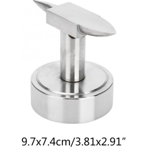 Double Steel Horn Anvil with Wide Base Metalsmith Blacksmith Jewelry Processing T4MD
