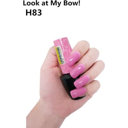 H83 Look at My Bow 15ml UV LED Gel Polish Vernis Permanent Lasting Shine opies Nail Art (need lamp dry)