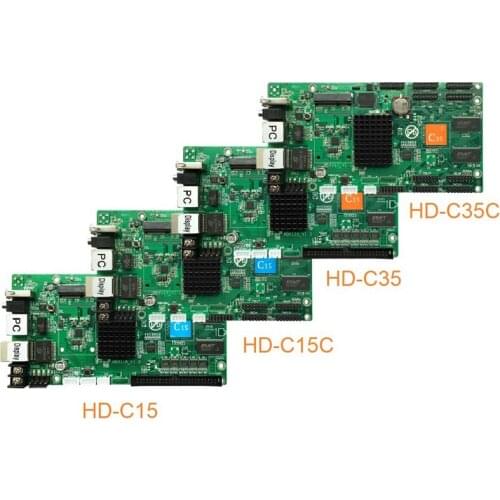 Asynchronous Full Color LED Display Control Card;HD-C15/HD-C15/C15C/C35 USB+2 Ethernet Port(Can connect Receiving card)