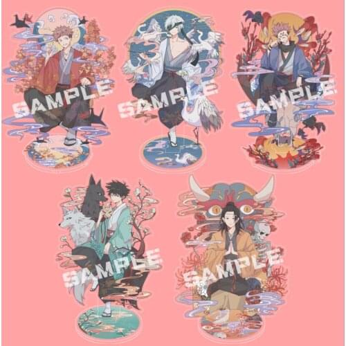 Jujutsu Kaisen Yuji Itadori Gojo Satoru Anime Acrylic Stand Figure Desktop Decoration Collection Model Toy Doll Gifts