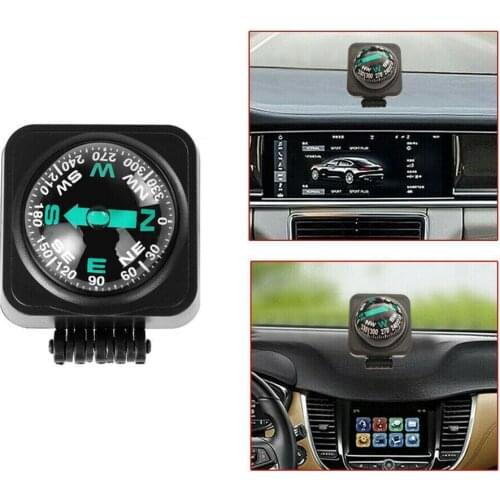 Dashboard Navigation Compass 360 Degree Mini Rotations Waterproof Vehicles Navigation Ball Shaped Car Compass Decoration Tools