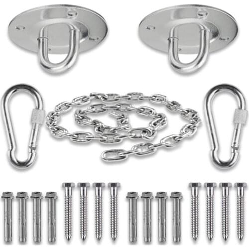 Anchor Ceiling Mount Kit with Chain for Swing,Hammock,Wall Mount Hook for Yoga Straps,Ceiling Bracket for Gymnastic Ring
