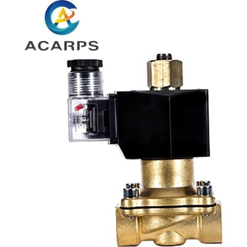 1/2" Brass Normally Open Solenoid Valve IP65 Pipe Control Switch Valve Water Valve 380V 240V 220V 110V 24V 12V