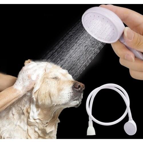 High Quality Pet Dog Cat Shower Head Multi-functional Tap Faucet Spray Drains Strainer Hose Washing Hair Pets Water Bath Heads
