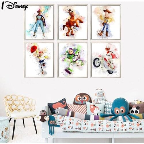 DisneyToy Story Printable Art Woody Jessie Buzz Posters and Prints Canvas Painting Wall Art Picture For Living Room Home Decor