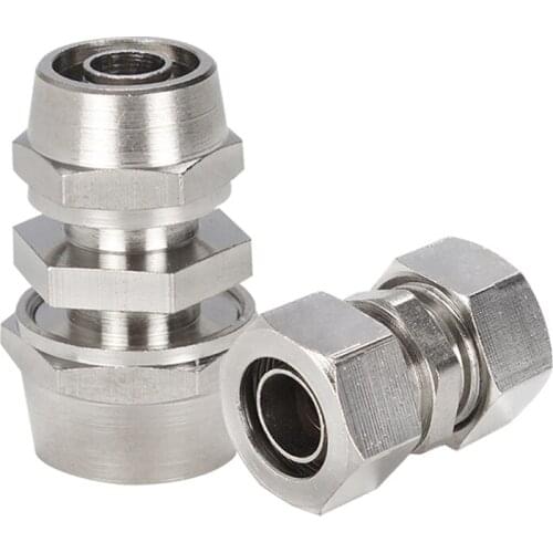 Twist Fit 4/6/8/10/12mm OD Tube Equal/Reducer SMC Lock Female Type Pneumatic Push In Connector Quick Release Air Fitting