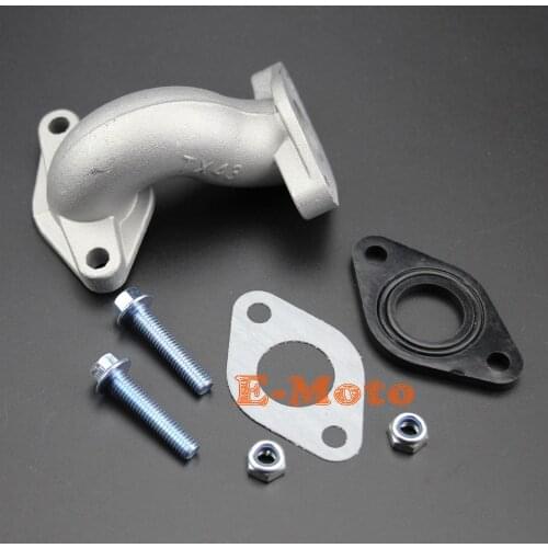 PZ19 19MM Carburator Intake Pipe Manifold with Gasket Screw Kit For 50 70 90 110 125cc Pit Dirt Bike ATV Quad Z50