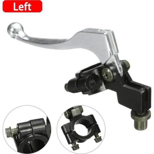 New 7/8'' Left Clutch Brake Handle Levers Perch For Dirt Bike Motorcycle ATV Spare Motorbike Modification Left Handle Perch Tool
