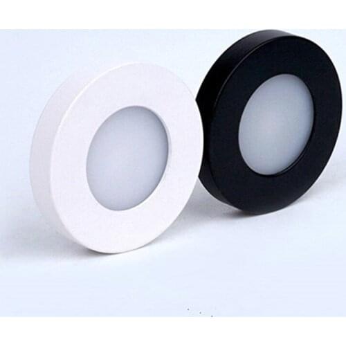 Ultra-thin wall mounted LED downlight 3W AC85-265V jewelry display cabinet wine cabinet light mini COB downlight