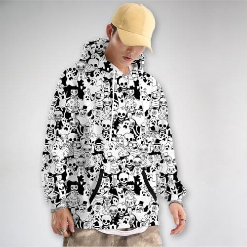 2020 Fashion Male Casual Hoodies Sweatshirts Mens Hoodies Spring Autumn Mens Halloween Tops
