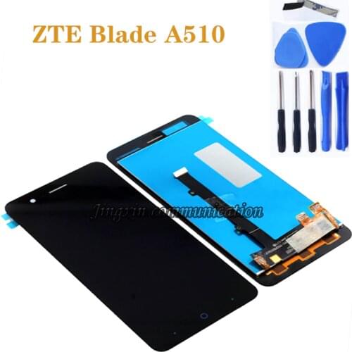 5.0" New 100% test for ZTE A510 display LCD + touch screen digitizer assembly liquid crystal display accessories+ tools