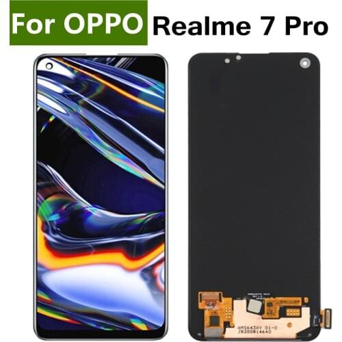 6.4inch AMOLED For OPPO Realme 7 Pro RMX2170 LCD Display Touch Screen Digitizer Assembly Replacement For Realme 7 Pro